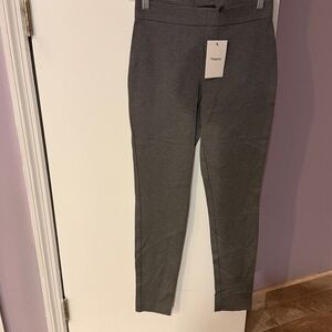 Theory Black and White Patterned Trousers